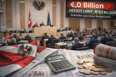 Rakouské rozpočtové cíle se drolí: hrozí vládě návrat dluhové krize?