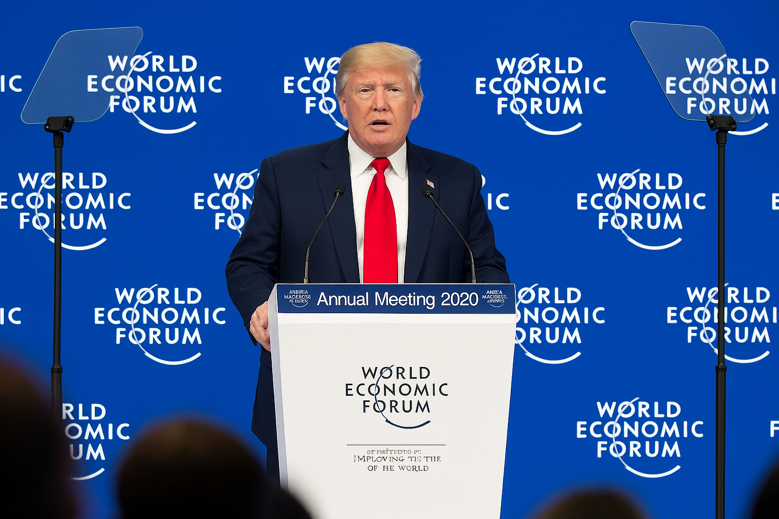 „Evropa nejde správným směrem,“ říká Trump. Překvapivá pochvala německého kancléře Merze v Davosu