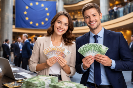 Kolikrát víc vydělá úředník EU než Čech? Bruselský sen za 153 tisíc hrubého - EU láká nové úředníky na plat, o kterém si většina Čechů může nechat zdát