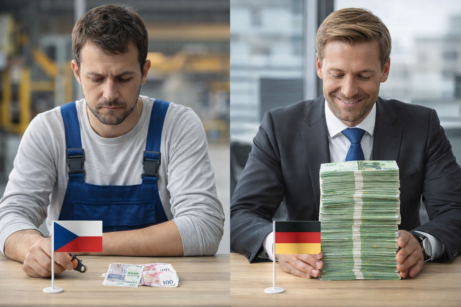 Němci od roku 2020 zchudli. Přesto mají stále více než dvojnásobné mzdy než Češi