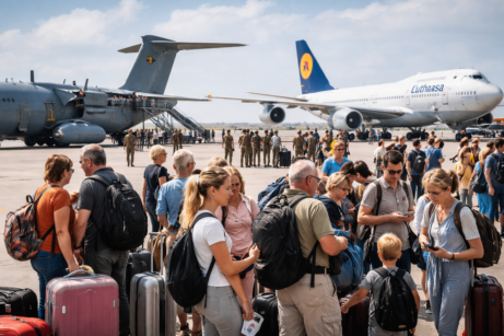 Chaos nebo organizace? Jak evakuují občany z Blízkého východu Němci, Britové a jak Češi