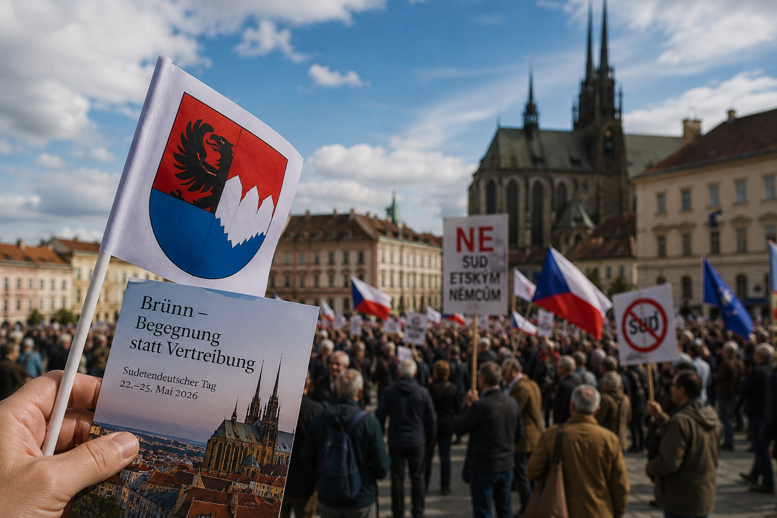 Sudetoněmecký sjezd v Brně už není jen historická událost. Stal se českým politickým testem