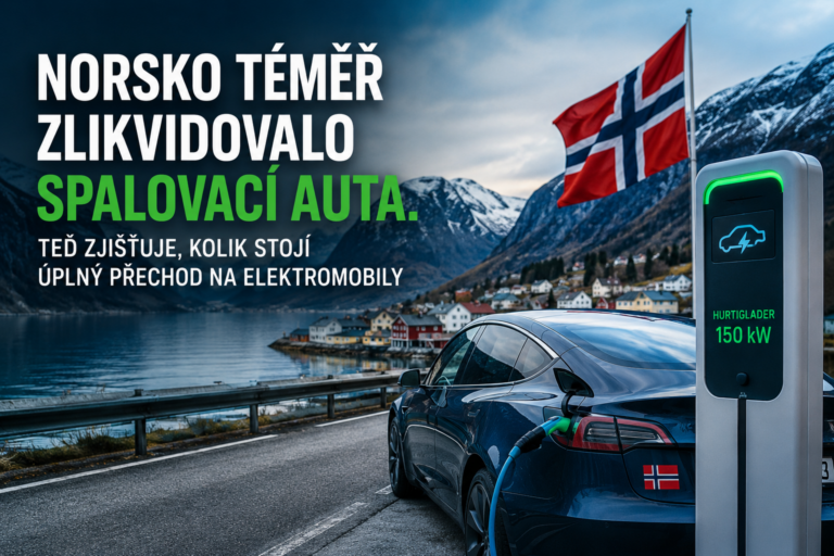 Norsko téměř zlikvidovalo spalovací auta. Teď zjišťuje, kolik stojí úplný přechod na&nbsp;elektromobily