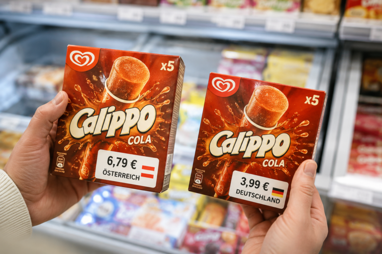 Zmrzlina za téměř dvojnásobek. Rakušané platí za stejné značky výrazně více než Němci, upozorňuje Foodwatch